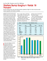 Starters Bump Sorghum Yields 18 Percent