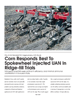 Corn Responds Best To Spokewheel Injected UAN In Ridge-till Trials
