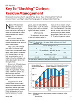 Key To “Stashing” Carbon: Residue Management