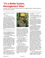 “It’s a Better System Management-Wise”