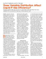 Does Variable Distribution Affect Liquid P-Use Efficiency?