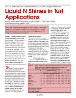 Liquid N Shines in Turf Applications