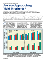 Are You Approaching Yield Thresholds?