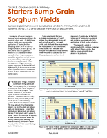 Starters Bump Grain Sorghum Yields