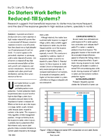 Do Starters Work Better in Reduced-Till Systems?