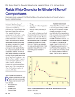 Fluids Whip Granular In Nitrate-N Runoff Comparisons