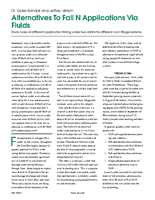 Alternatives To Fall N Applications Via Fluids