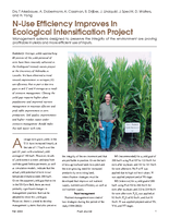 N-Use Efficiency Improves In Ecological Intensification Project