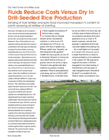 Fluids Reduce Costs Versus Dry In Drill-Seeded Rice Production