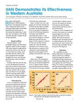 UAN Demonstrates Its Effectiveness In Western Australia