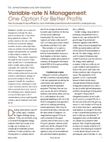 Variable-rate N Management: One Option For Better Profits