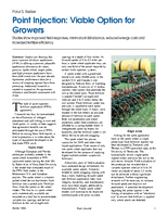 Point Injection: Viable Option for Growers