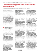 Late-season Applied N Can Increase Alfalfa Yields