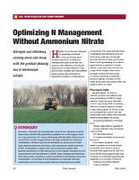 Optimizing N Management Without Ammonium Nitrate