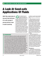 A Look At Seed-safe Applications Of Fluids