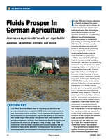 Fluids Prosper In German Agriculture