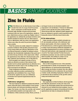 Zinc in Fluids