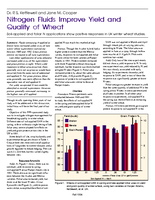 Nitrogen Fluids Improve Yield and Quality of Wheat
