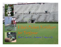 Fluid (Foliar) Fertilizers for Turfgrass