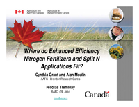 Where do Enhanced Efficiency Nitrogen Fertilizers and Split N Applications Fit?