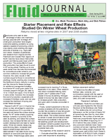 Starter Placement and Rate Effects Studied on Winter Wheat Production