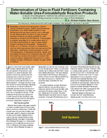 Determination of Urea in Fluid Fertilizers Containing Water-Soluble Urea-Formaldehyde Reaction Products