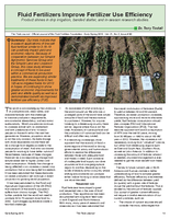 Fluid Fertilizers Improve Fertilizer Use Efficiency
