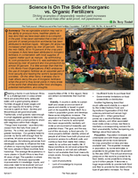 Science Is On The Side of Inorganic vs. Organic Fertilizers