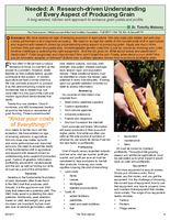 Needed: A Research-driven Understanding of Every Aspect of Producing Grain