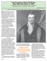 The Concept of Fluid FertilizersMay Well Date Back to 1808