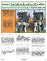 Increasing Corn Yields Via Stover Removal Using Fluids