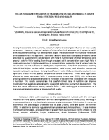 Foliar Potassium Fertilization of Muskmelons on Calcareous Souls in South Texas: Effects on Yield and Quality