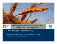 Improving Micronutrient Fluid Fertilizers using Novel Chelating Agents