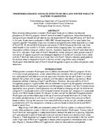 Phosphorus Source and Rate Effects on Dryland Winter Wheat in Eastern Washington