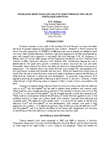 Increasing Root Mass and Yield in Corn Through the Use of Fertilizer Additives