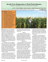 No-till Corn Responds to Fluid Starters