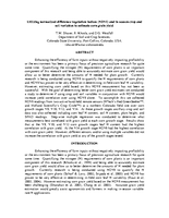 Utilizing normalized difference vegetation indices (NDVI) and in-season crop and soil variables to estimate corn grain yield