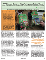 FFF Member Explores Ways To Improve Potato Yields