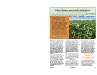 N Use Efficiency Improved On Dryland Corn