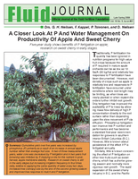 A Closer Look At P And Water Management On Productivity Of Apple And Sweet Cherry