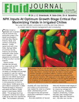NPK Inputs At Optimum Growth Stage Critical For Maximizing Yields In Irrigated Chilies