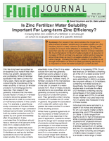 Is Zinc Fertilizer Water Solubility Important For Long-term Zinc Efficiency?