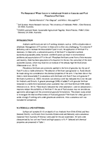 The Response of Wheat Grown in Andisols and Oxisols to Granular and Fluid Phosphorus Fertilizers