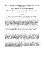 Speciation and Potential Availability of Phosphorus in Reduced Tillage System: Placement and Source Effect