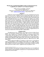 Nitrogen Source Effects on Nitrous Oxide Emissions from Irrigated Strip-Till and No-Till Corn Production Systems