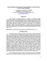 Proximal Sensing for Early Detection of Nitrogen Deficiency in Corn for In-season Precision Nitrogen Management