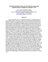 Fluid Fertilizer’s Role in Sustaining Soils Used for Bio-Energy Feedstock Production