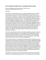 Effect of Nitrogen and Sulfur on the Decomposition of Wheat Residue