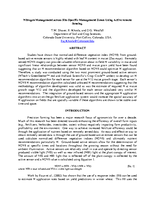 Nitrogen Managerment Across Site-Specific Management Zones Using Active Remote Sensing