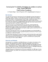 Increasing late N availability throughout new products to soybean crops